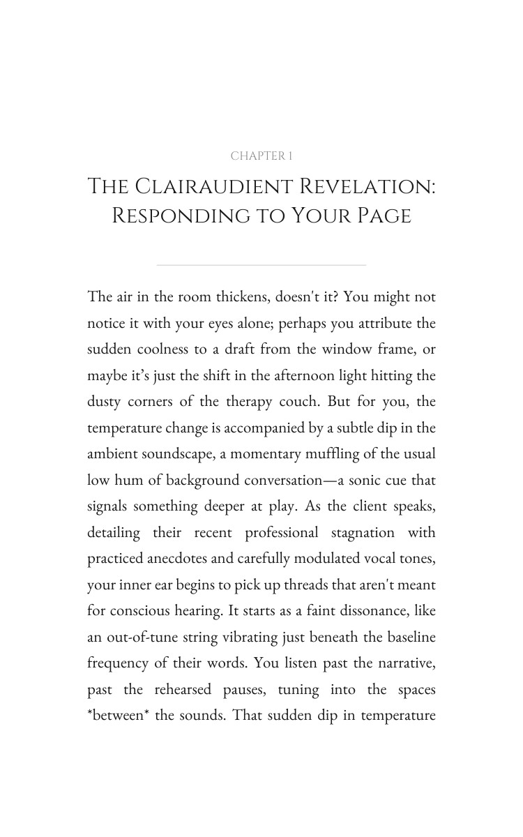 Clairaudient Energy Reading Foundations: Your Status Transcended interior preview