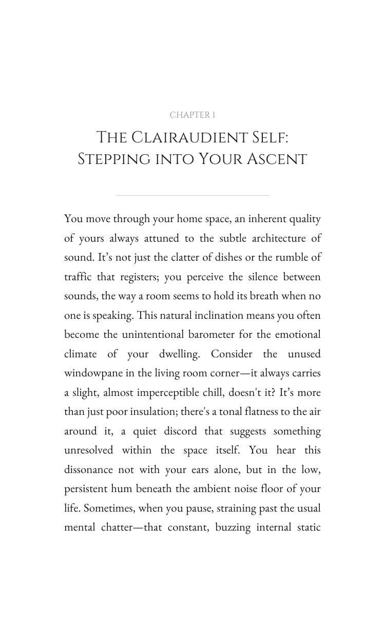 Clairaudient Home Space Breakthrough: Intensify Your Essence interior preview