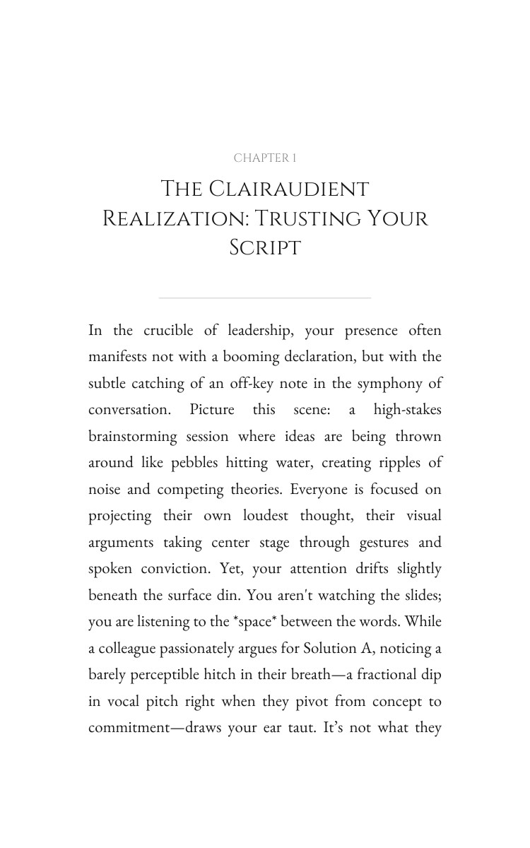 Clairaudient Leadership Encyclopedia: Discover Your Art interior preview