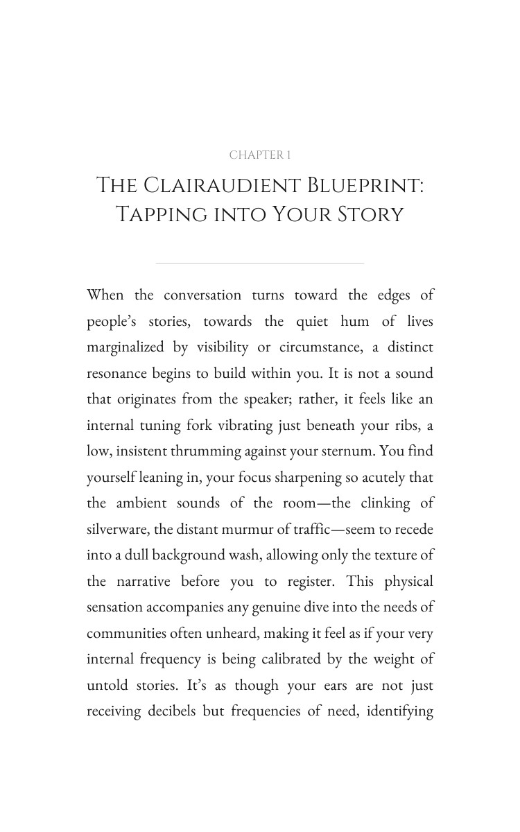 Clairaudient: Life Purpose Clarity: Your Road Revealed interior preview