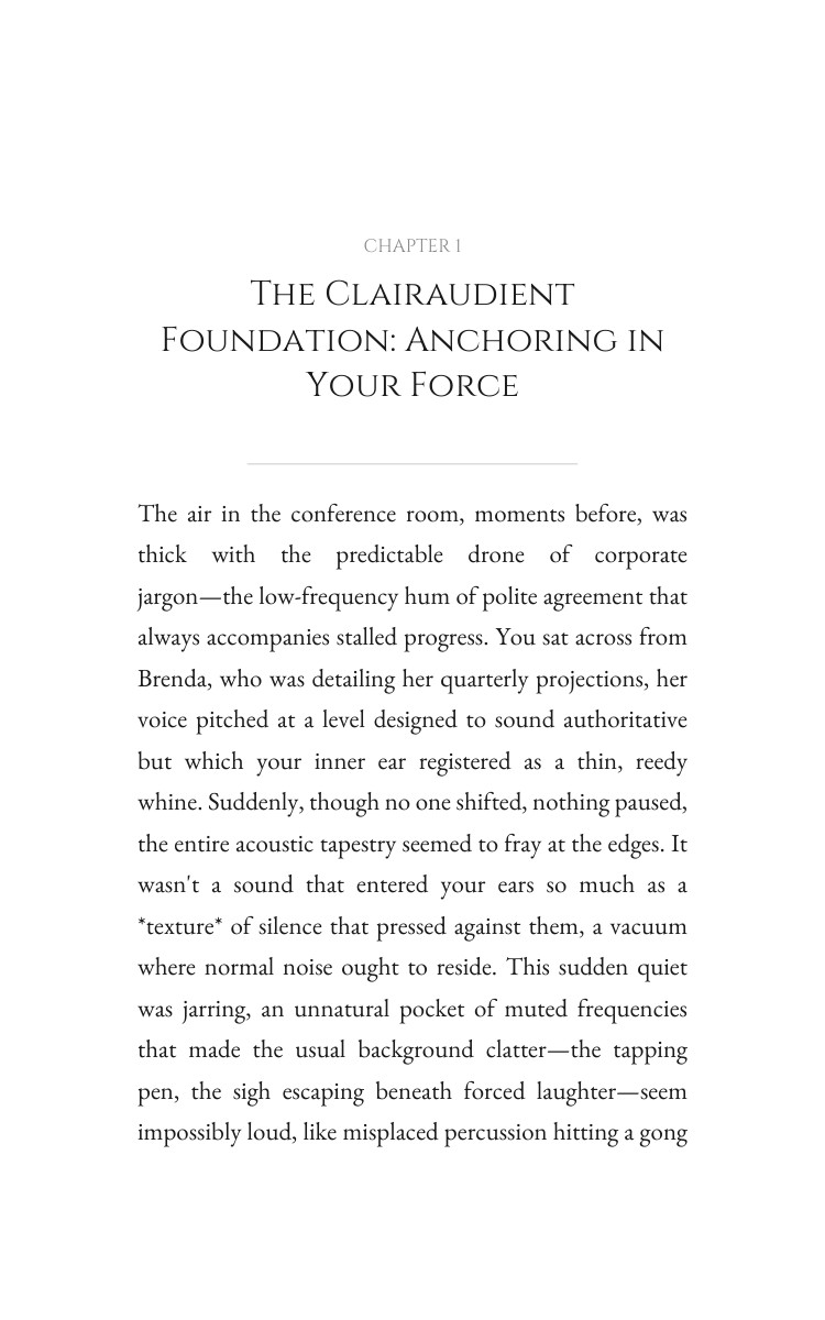 Clairaudient Personal Growth Integration: Ground Your Capacity interior preview