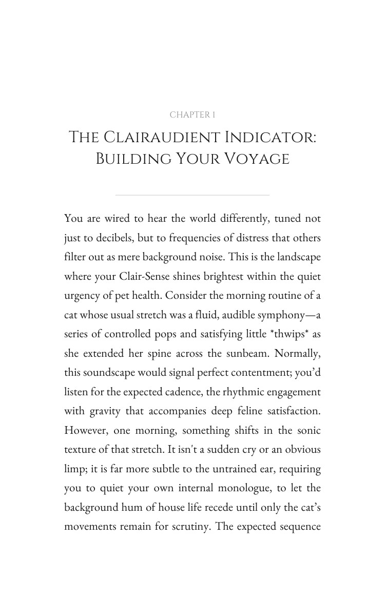 Clairaudient Pet Health Decoded: Channel Your Advancement interior preview