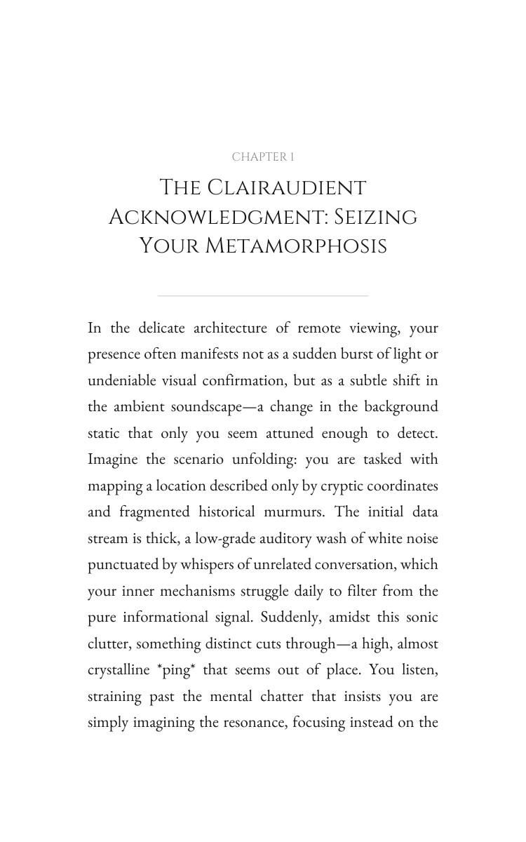 Clairaudient Remote Viewing Companion Guide: Build Your Arc interior preview