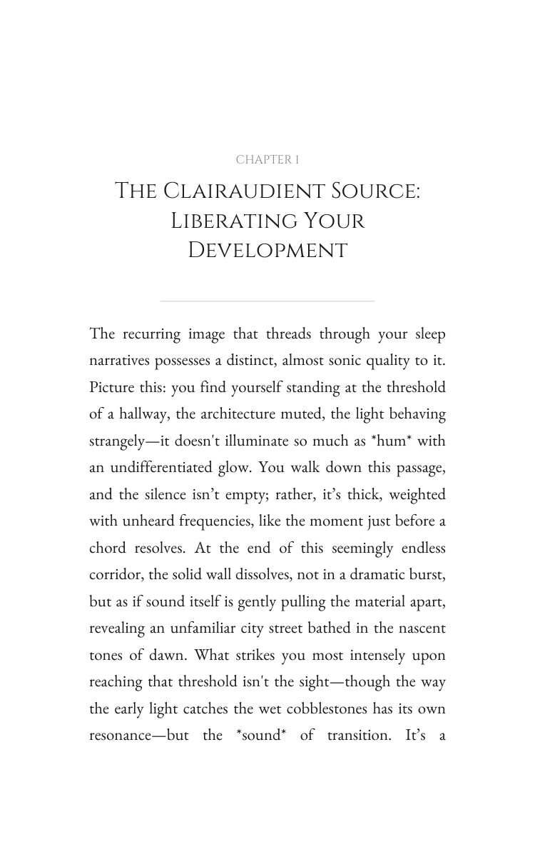 Clairaudient: Sleep Dreams Unlocked: Discover Your Kingdom interior preview