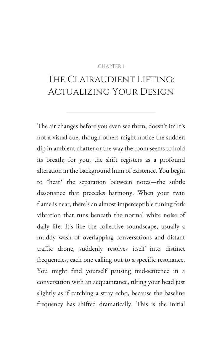 Clairaudient Twin Flames Encyclopedia: Your Dream Materialized interior preview