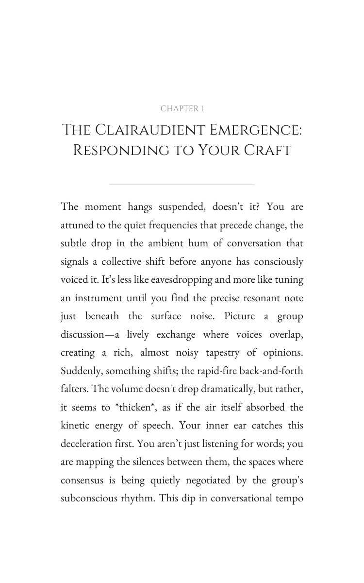 Clairaudient: Your Group Energy Mastery: Channel Your Process interior preview