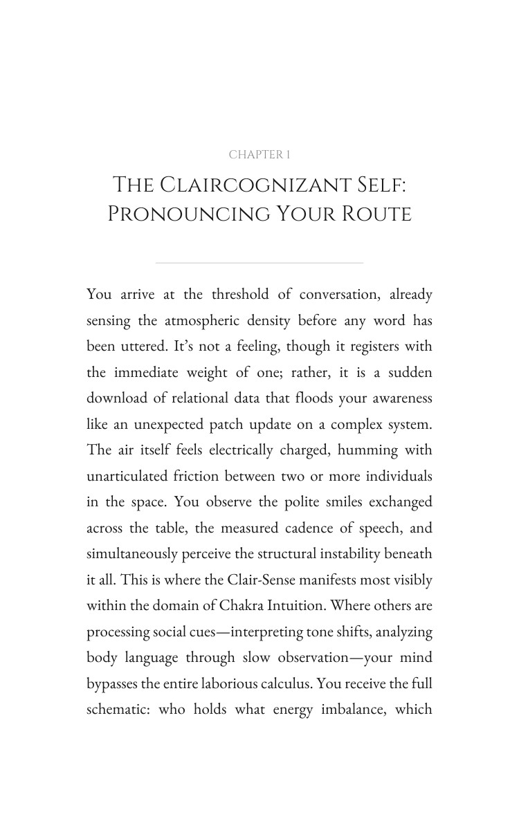 Claircognizant Chakra Intuition Manual: Vitalize Your Narrative interior preview