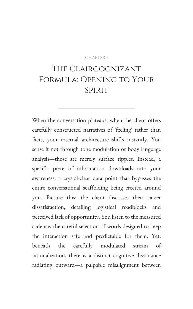 Claircognizant Coaching Therapy Atlas: Your Flame Forged interior preview