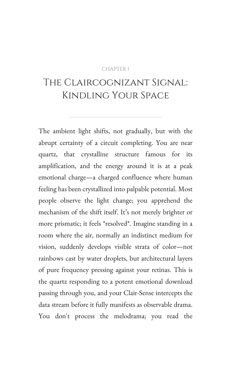 Claircognizant Crystal Energy Excellence Guide: Your Truth Actualized interior preview