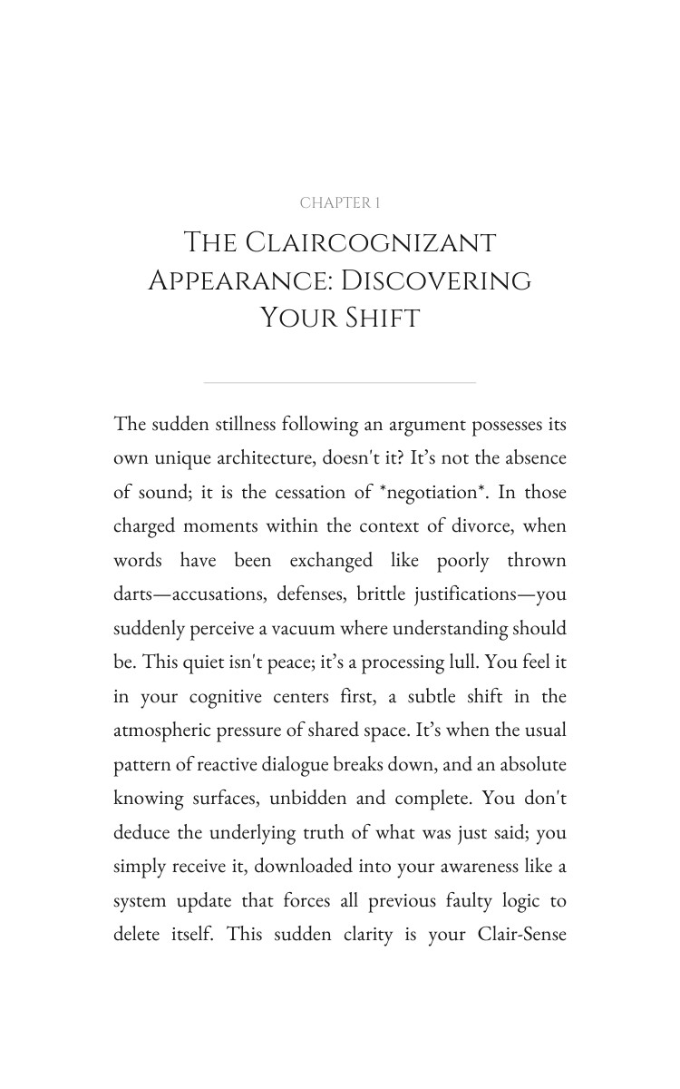 Claircognizant Divorce Wisdom: Your Desire Elevated interior preview