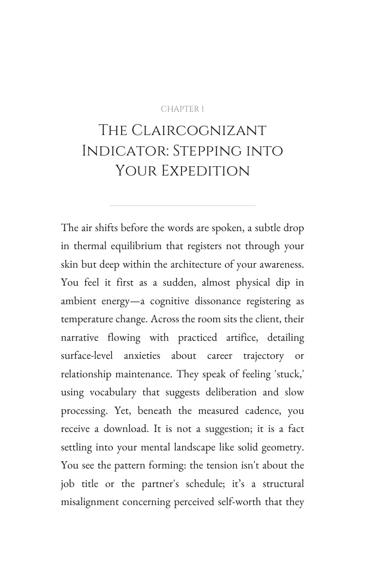 Claircognizant Energy Reading Navigator: Your Movement Magnified interior preview