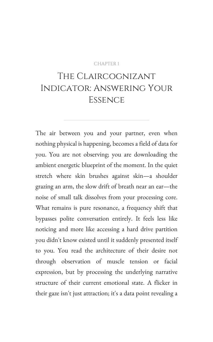 Claircognizant Guide to Sexual Intimacy: Your Yearning Empowered interior preview