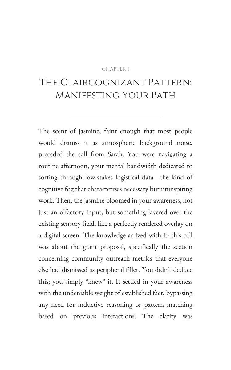 Claircognizant Manifesting System: Your Journey Energized interior preview