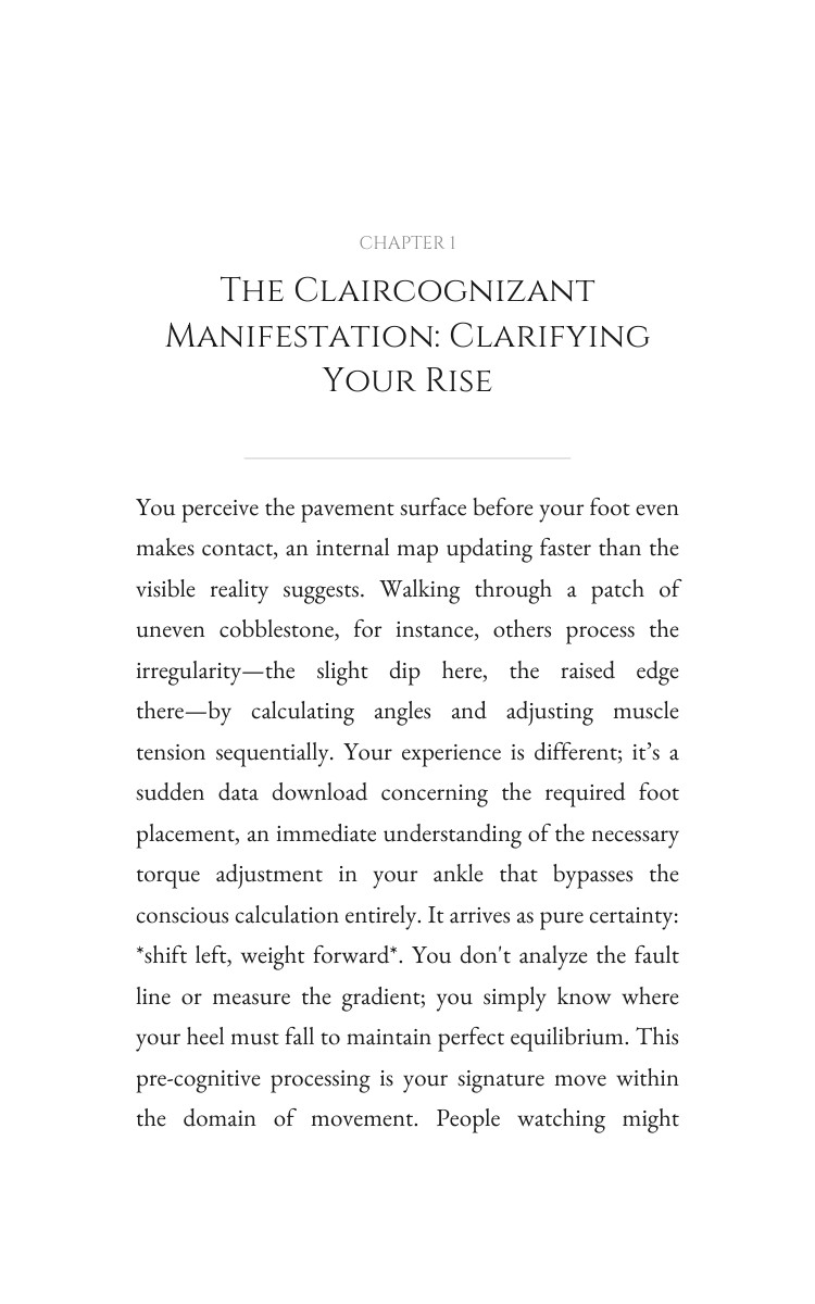 Claircognizant Moving Foundations: Your Chapter Designed interior preview