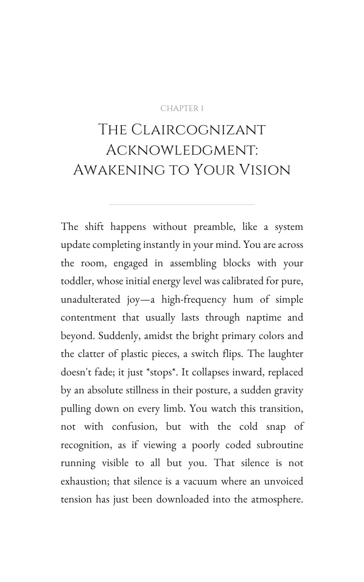 Claircognizant Parenting Elevation: Vitalize Your World interior preview