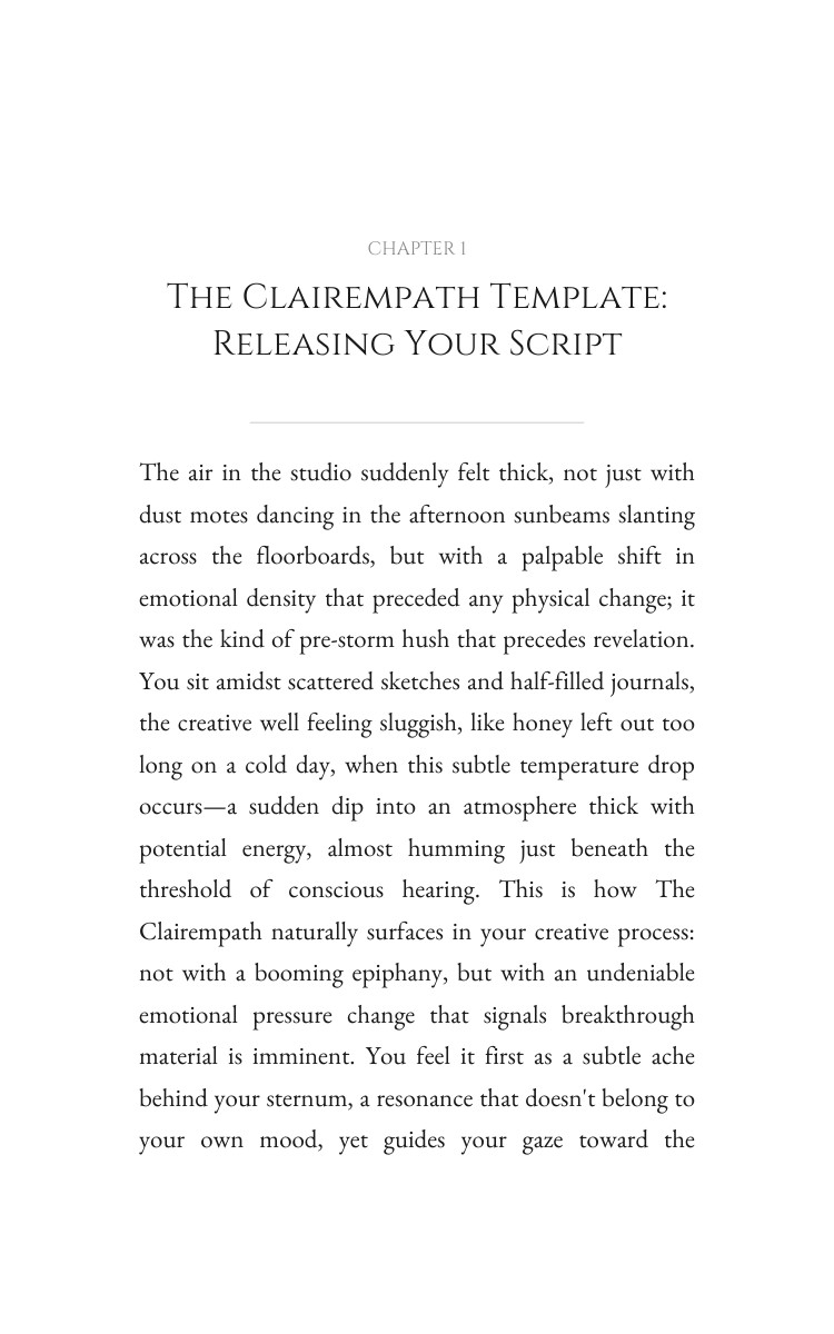 Clairempath Creative Essentials: Prioritize Your Essence interior preview