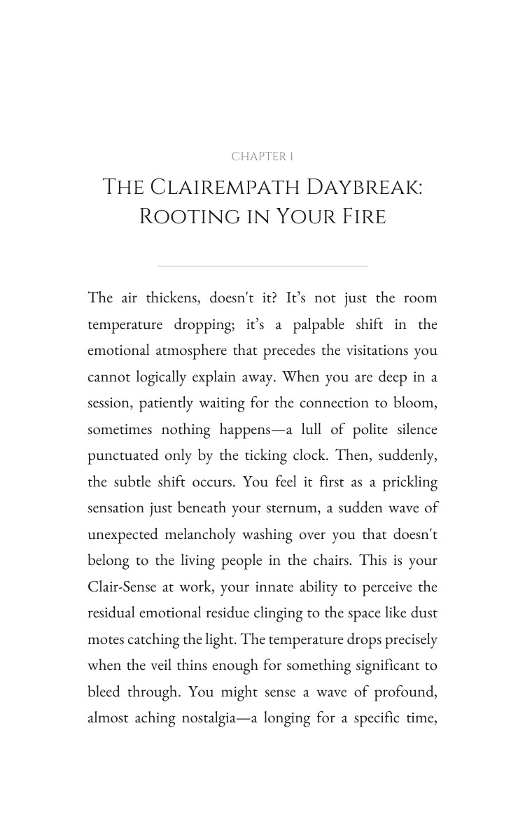 Clairempath Guide to Mediumship: Your Destiny Constructed interior preview