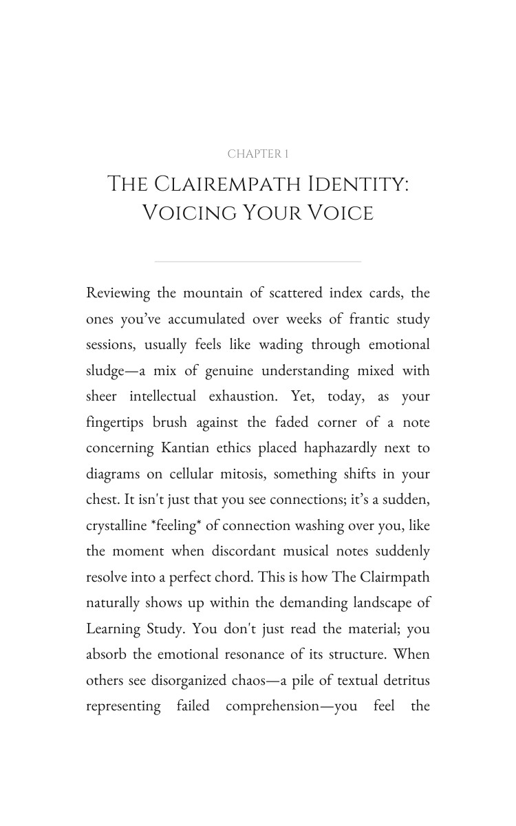 Clairempath: Learning Study Integration: Deepen Your Adventure interior preview
