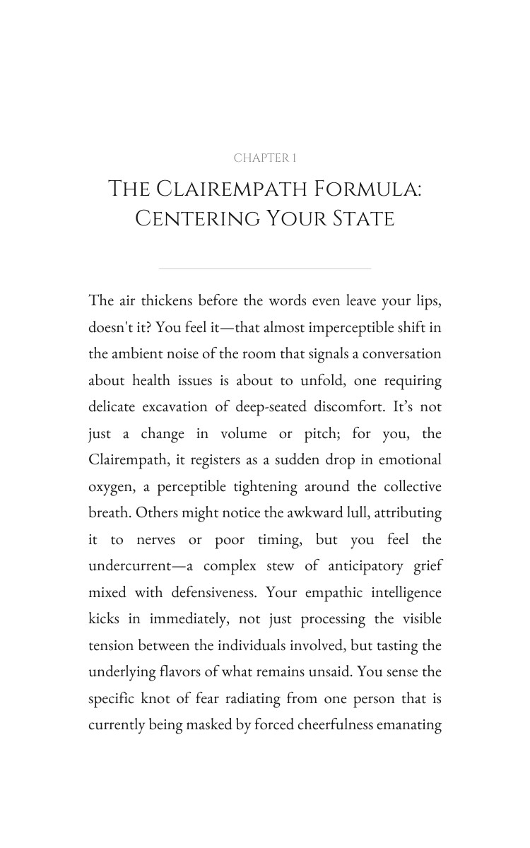 Clairempath: Pain Interpretation Mastery Path: Focus Your Heart interior preview