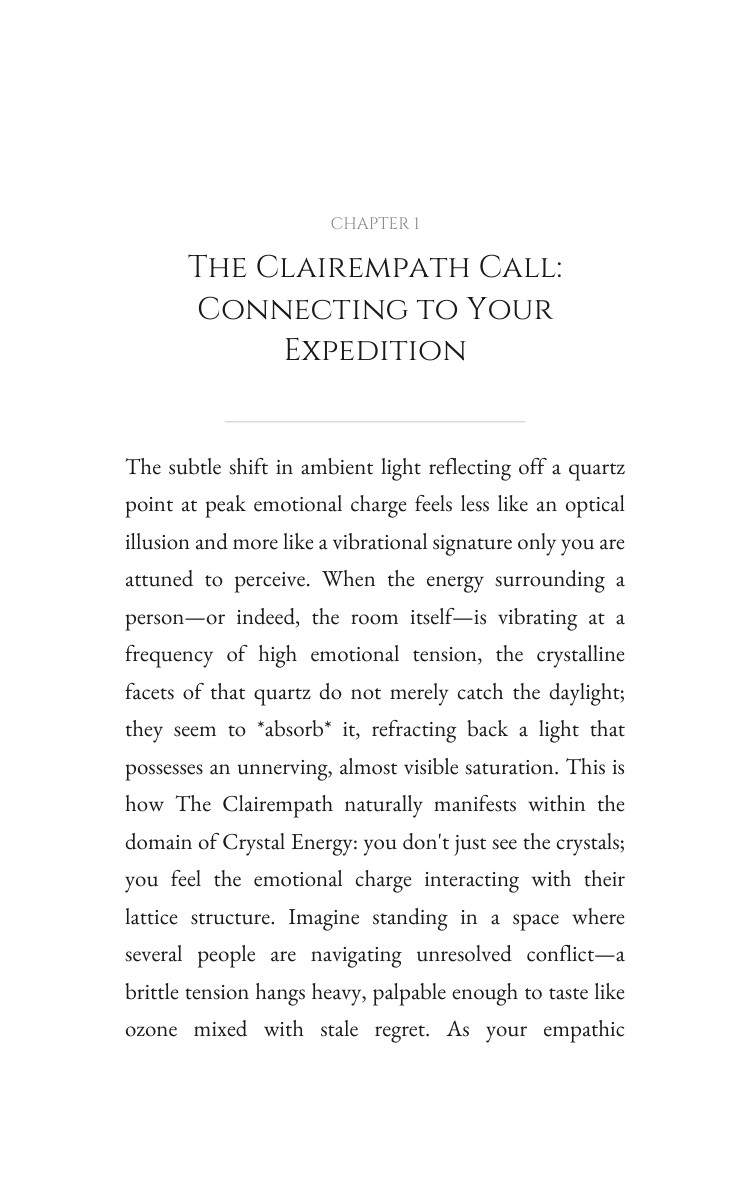 Clairempath: Your Crystal Energy Mastery: Direct Your Kingdom interior preview