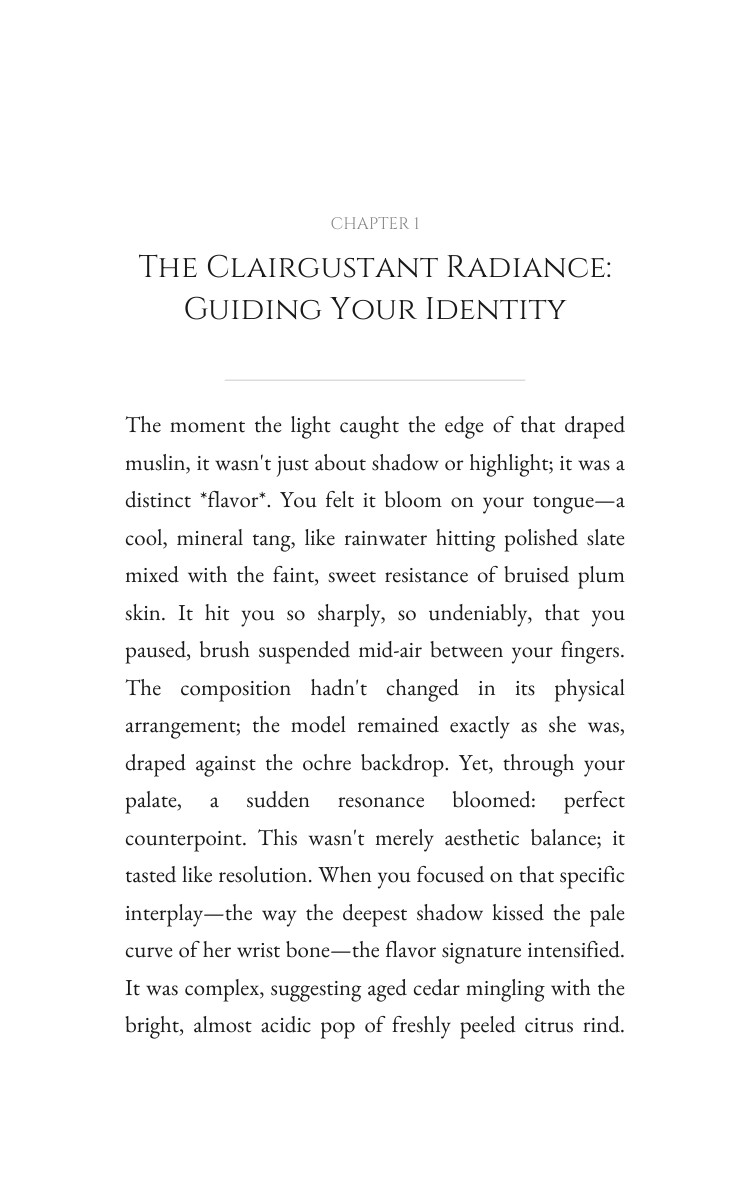 Clairgustant Artistic Decoded: Your Spirit Manifested interior preview