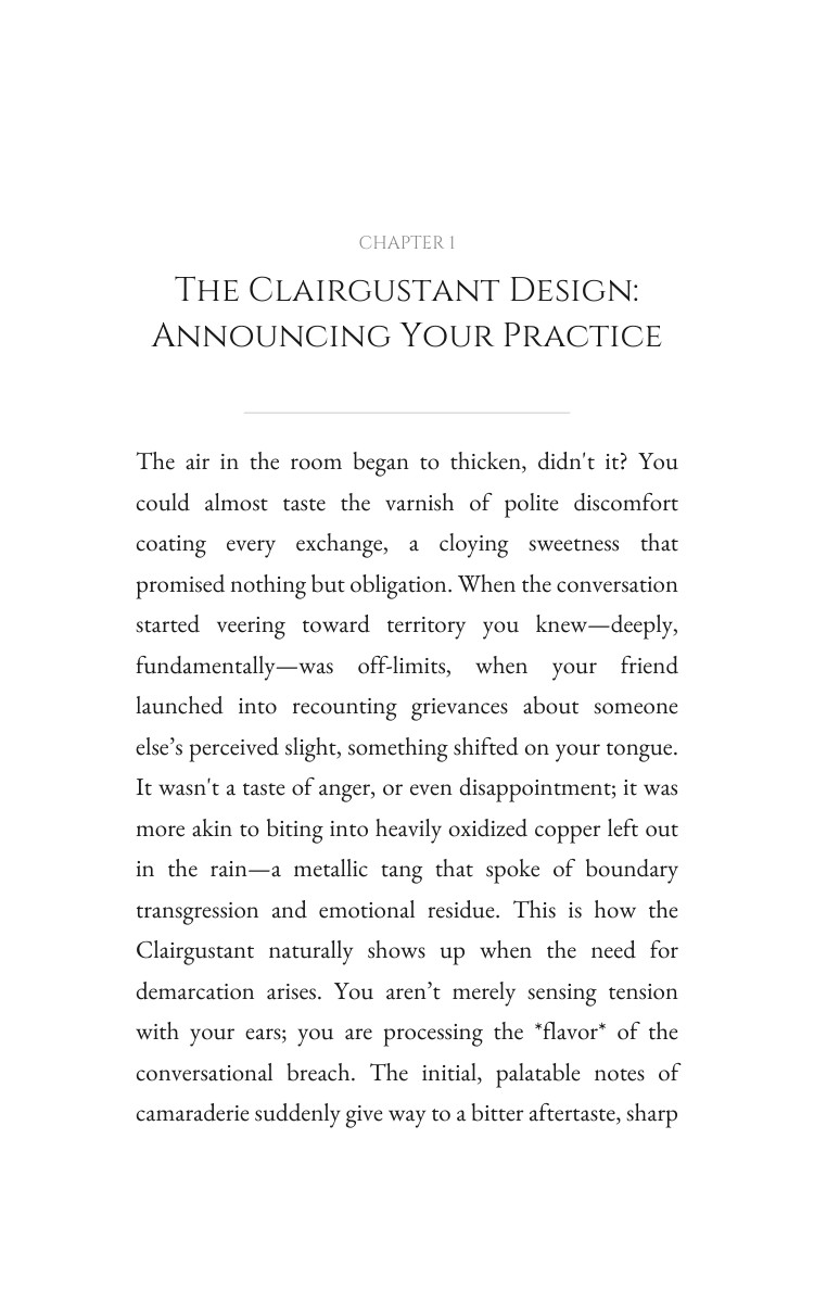Clairgustant Boundary Setting Essentials: Your Aspiration Designed interior preview