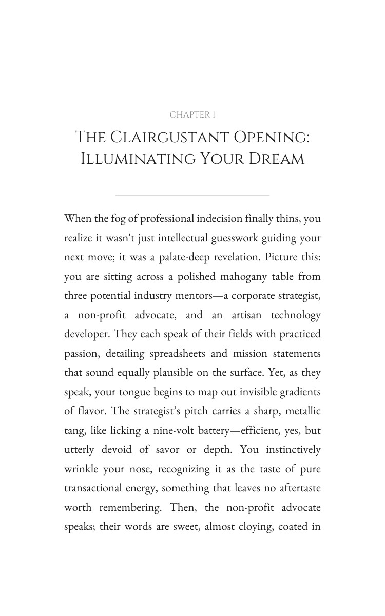 Clairgustant Career Method: Your Expedition Advantage interior preview