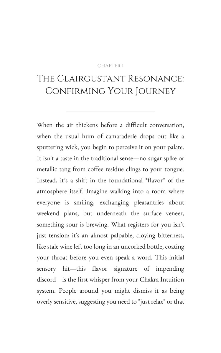 Clairgustant: Chakra Intuition Unlocked: Cultivate Your Identity interior preview