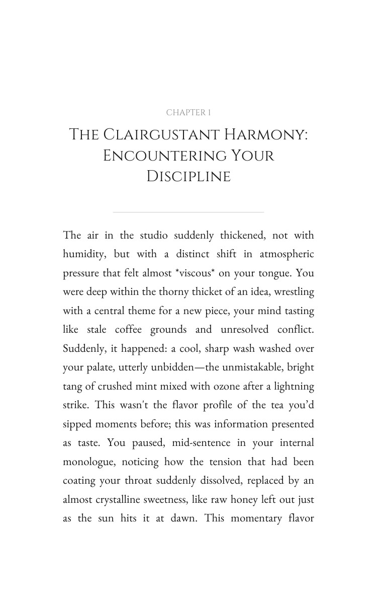 Clairgustant Creative Revolution: Unblock Your Direction interior preview
