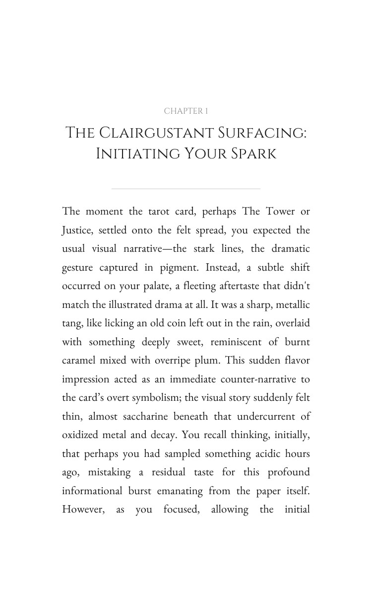 Clairgustant: Divination Tools Excellence: Your Expedition Catalyzed interior preview