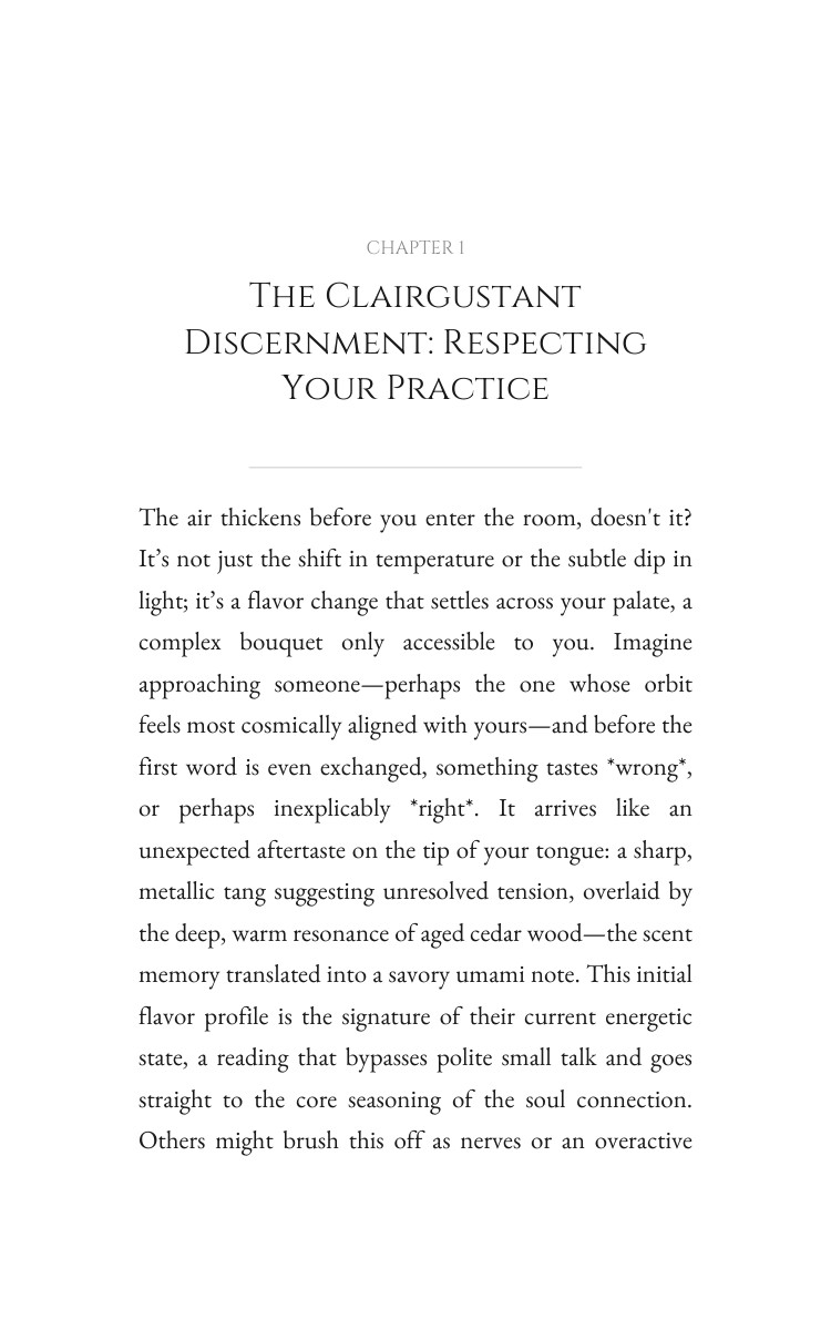 Clairgustant Twin Flames System: Cultivate Your Truth interior preview