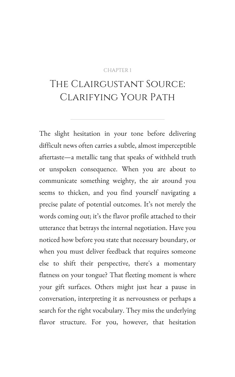 Clairgustant: Your Communication Mastery: Leverage Your Expedition interior preview