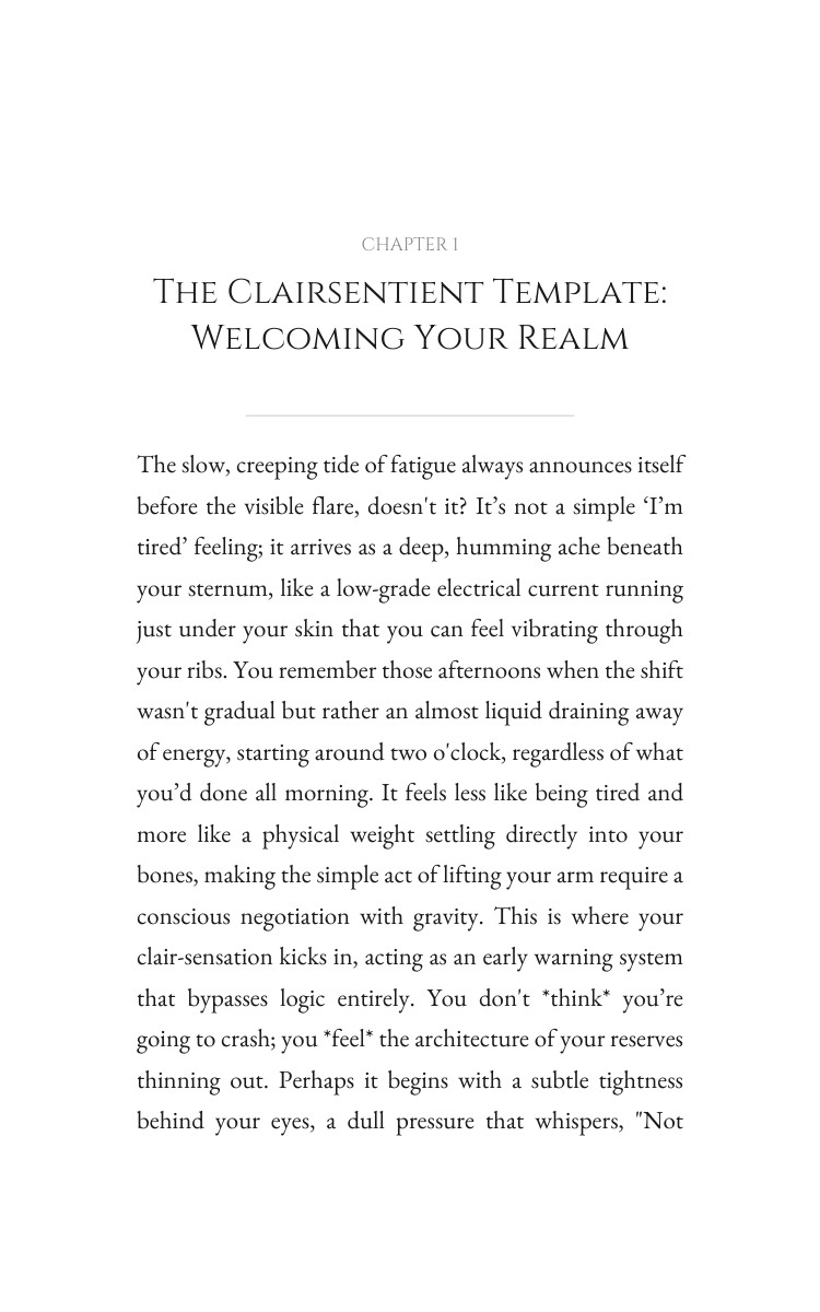 Clairsentient Chronic Illness Decoded: Cultivate Your Expression interior preview