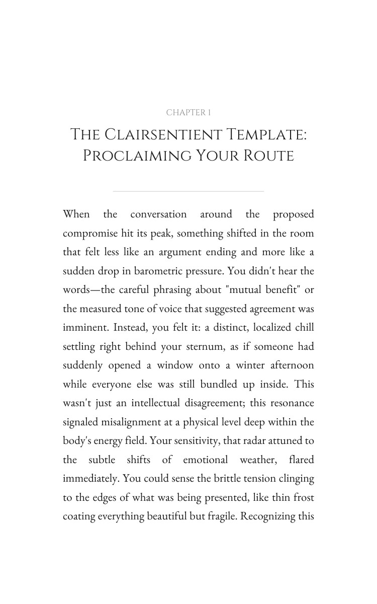 Clairsentient Conflict Resolution Field Guide: Ground Your Aspiration interior preview