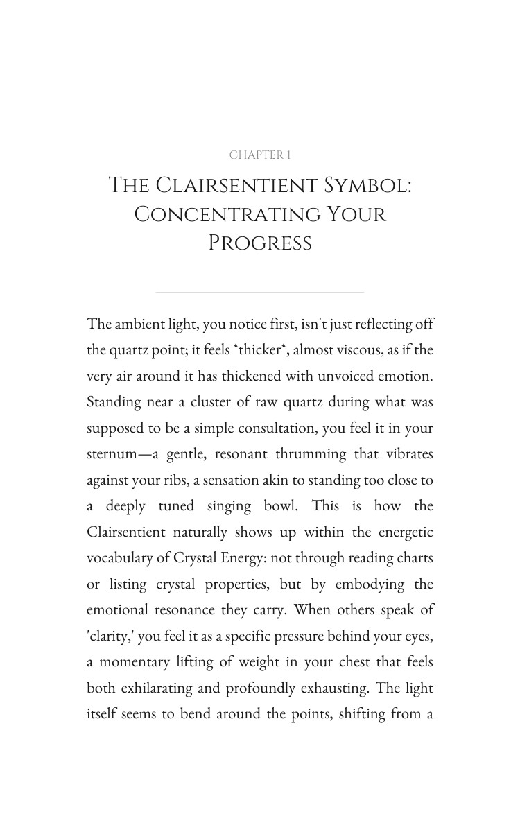 Clairsentient Crystal Energy: Complete Edition: Your Essence Illuminated interior preview
