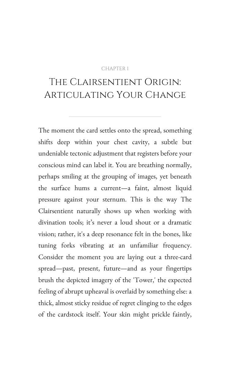 Clairsentient: Divination Tools Optimization: Channel Your Domain interior preview