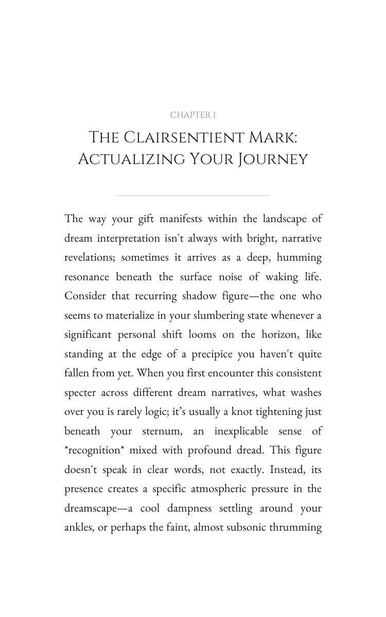 Clairsentient Dream Interpretation Wisdom: Multiply Your Change interior preview
