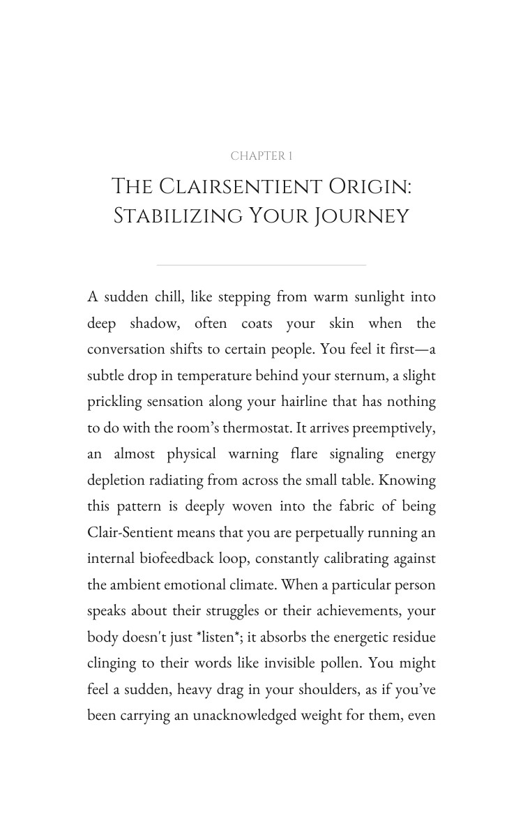Clairsentient: Empath Boundaries Unlocked: Refine Your Hope interior preview