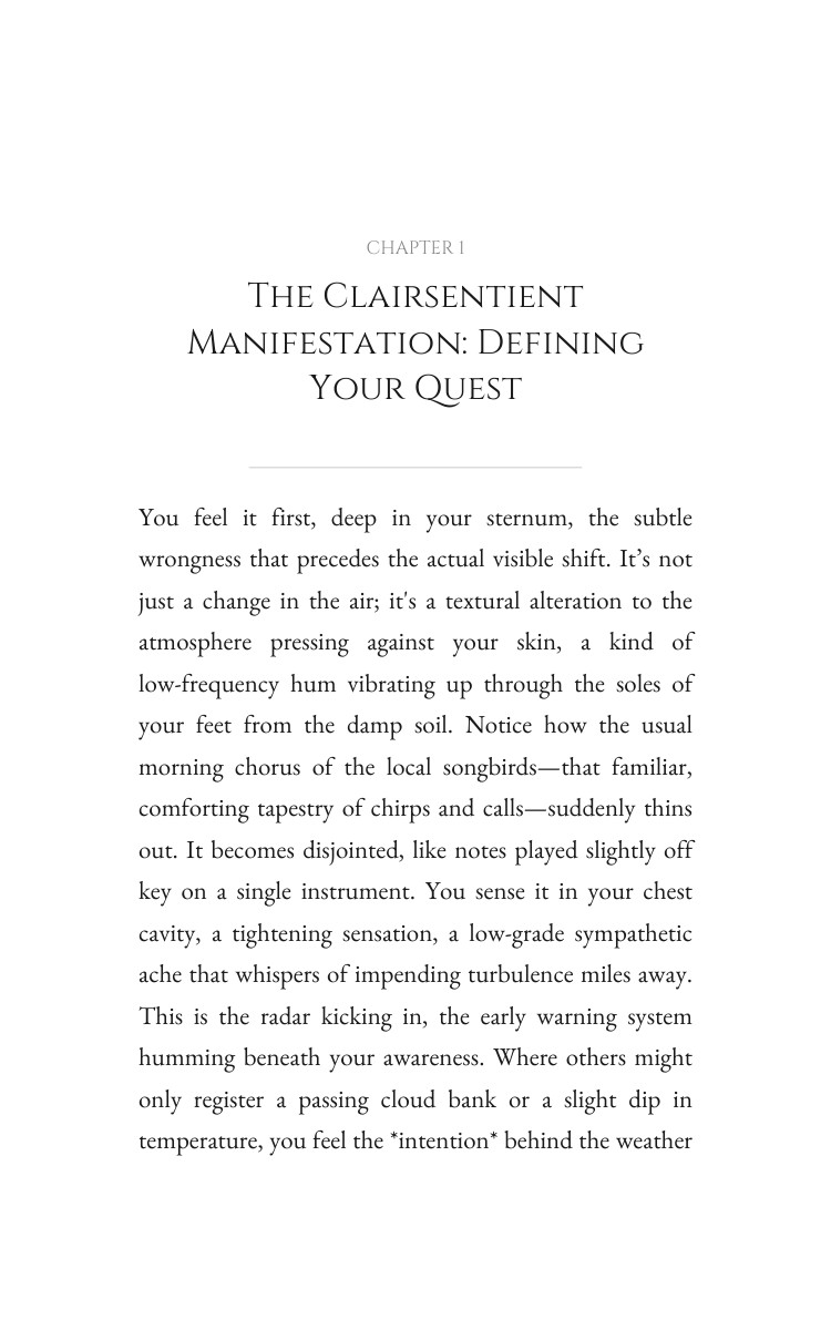 Clairsentient Environmental Guidebook: Your Craft Unleashed interior preview