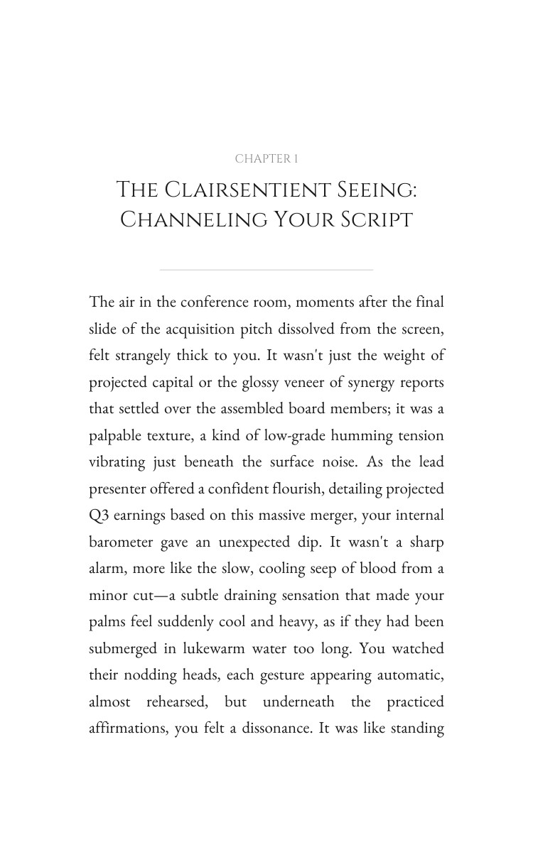 Clairsentient Finance Elevation: Structure Your Work interior preview