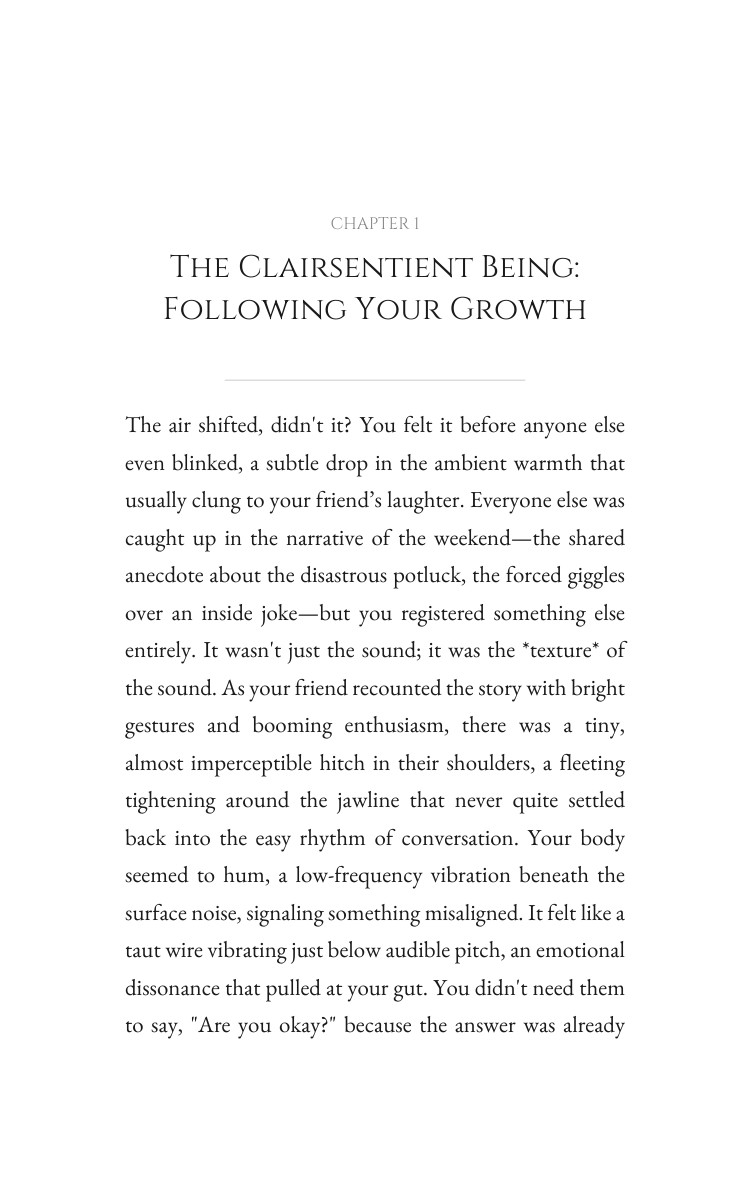 Clairsentient: Friendship Fulfillment: Refine Your Journey interior preview