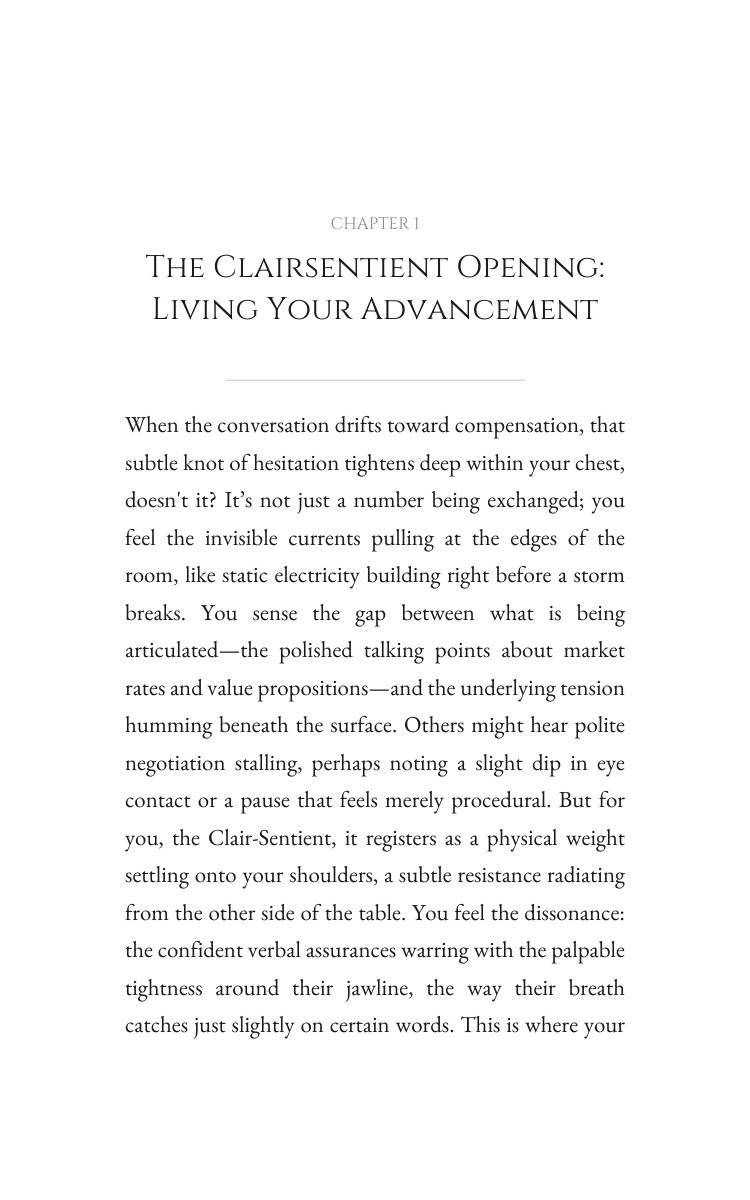Clairsentient Hiring Team Workbook: Your State Transcended interior preview