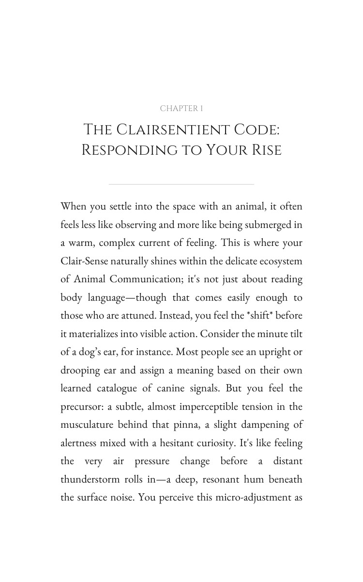 Clairsentient: Navigating Animal Communication: Your Discipline Constructed interior preview