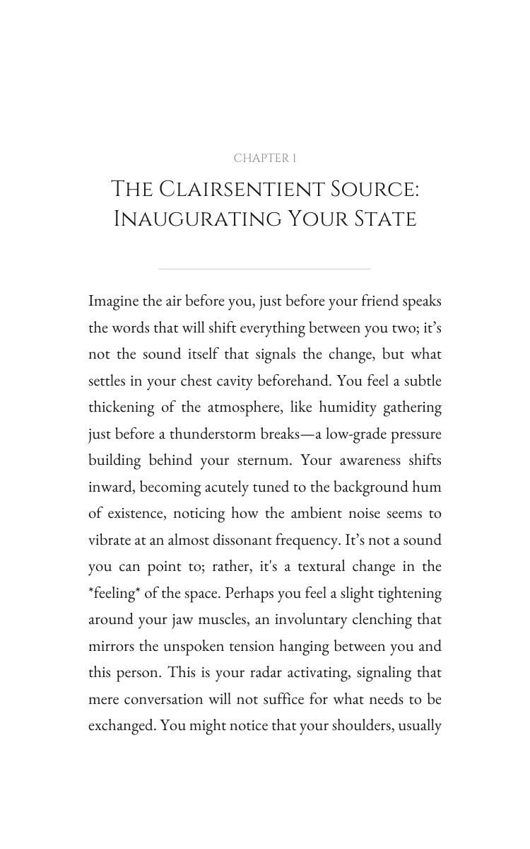 Clairsentient Path to Mindfulness: Amplify Your Flow interior preview