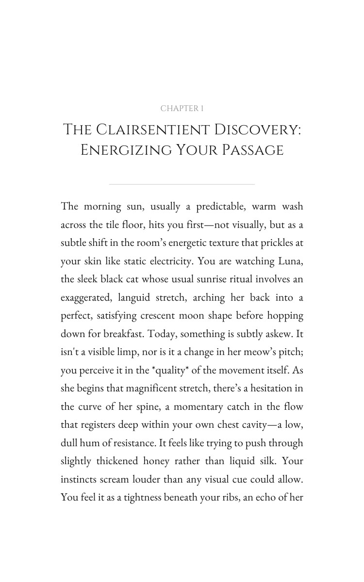 Clairsentient Pet Health Success Guide: Engineer Your Journey interior preview