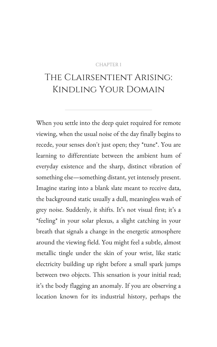 Clairsentient: Remote Viewing Ascension: Intensify Your Fate interior preview