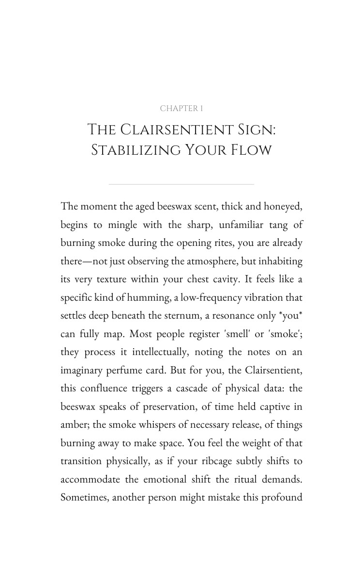 Clairsentient Ritual Ceremony Compendium: Unlock Your Change interior preview