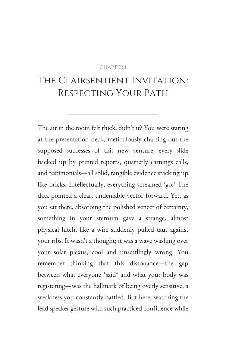 Clairsentient Skeptics Navigator: Your Life Strengthened interior preview
