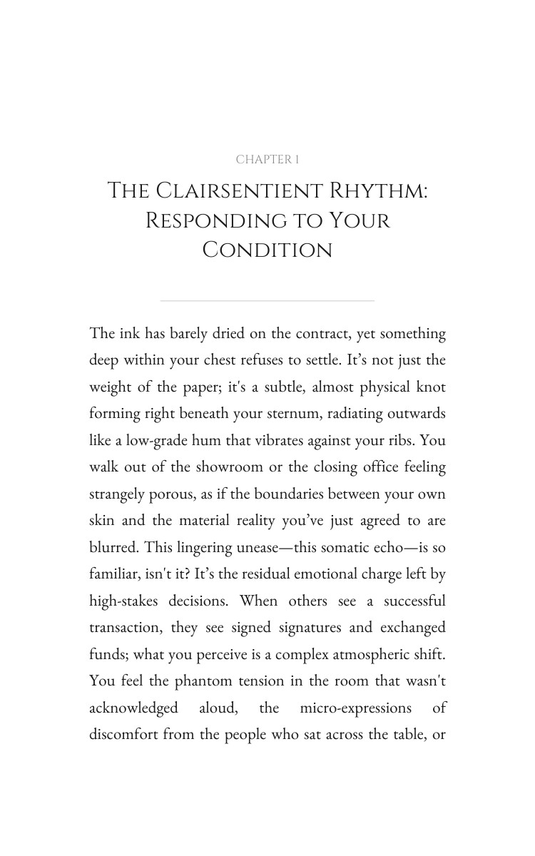 Clairsentient: Your Major Purchases Blueprint: Your Practice Energized interior preview
