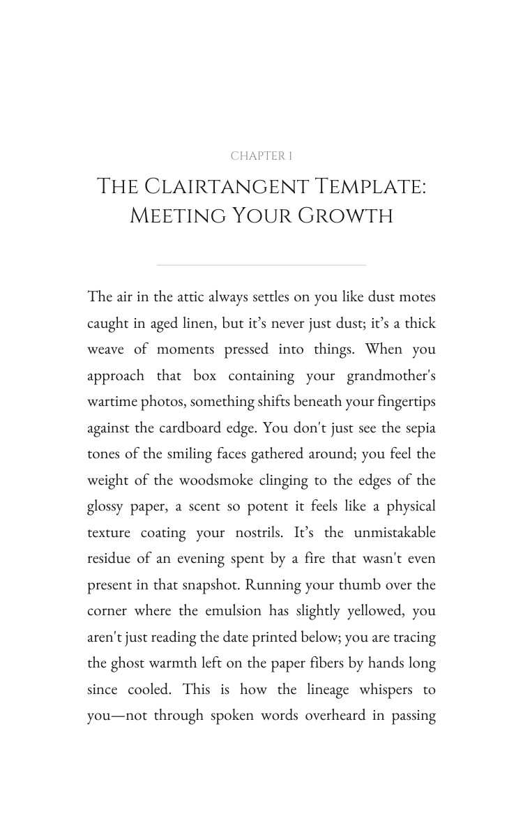 Clairtangent Ancestors Lineage Primer: Your Nature Elevated interior preview